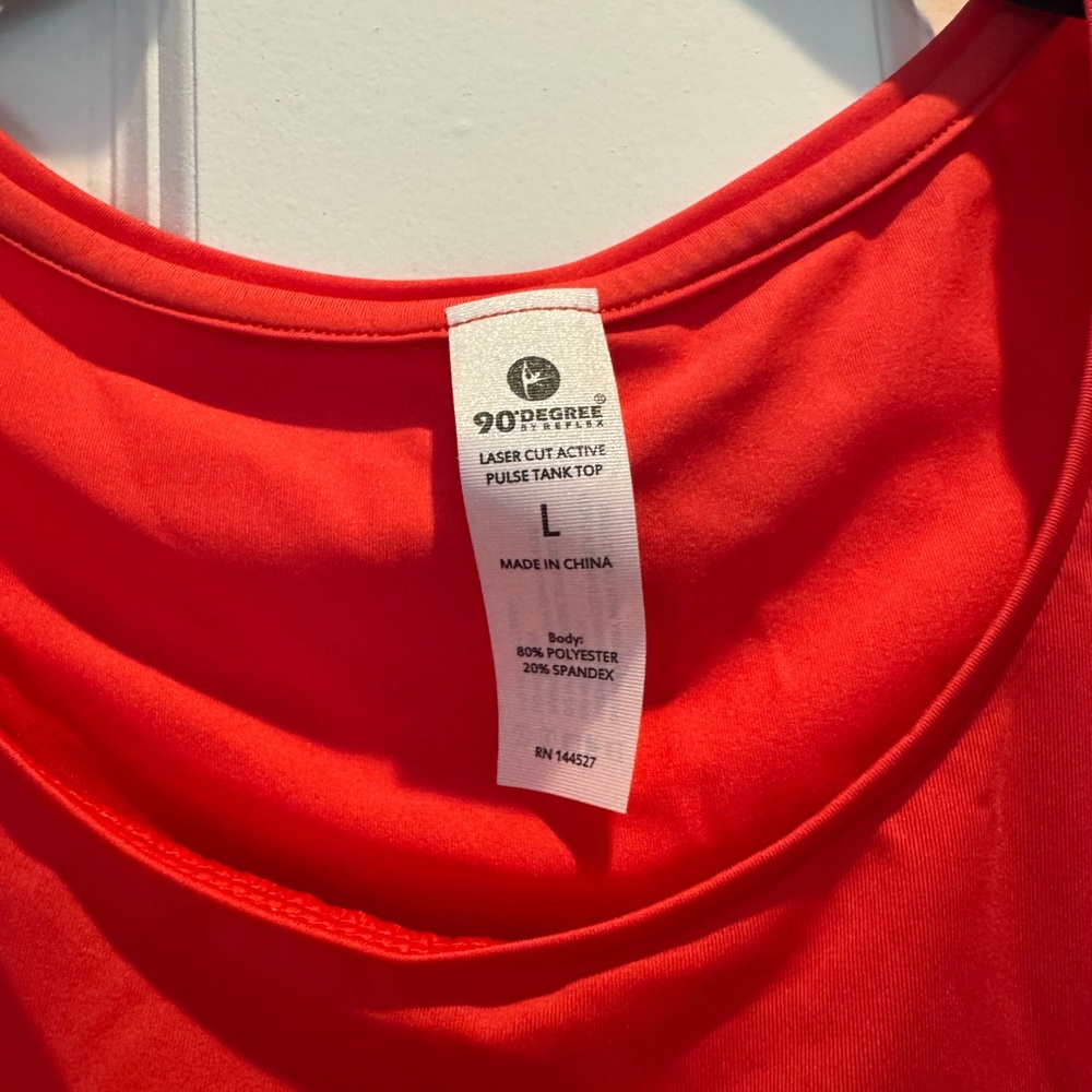 90 Degree By Reflex Red Athleticwear Set - Picture 6 of 11